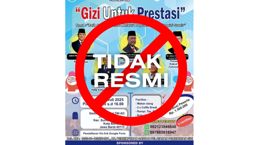 BGN Langsa Tegaskan Kegiatan Deklarasi dan Seminar PSPPG di Bandung Bukan Kegiatan Resmi